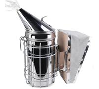 WANDGU Acero inoxidable Abeja Hive Smoker: Abeja Fumador Herramientas Accesorios para la apicultura, Portátil Abeja Ahumador Equipo de apicultura
