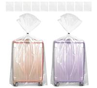 WANDGU - Bolsas de almacenamiento extragrandes de plástico transparente, 90 x 120 cm extra grandes gruesas y robustas para mantas antipolvo para proteger contra el polvo, equipaje, Maletas