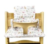 WANDGU Cojín para Silla Alta Stokke: Cojín para Trona Compatible con Stokke Tripp Trapp, Funda de Repuesto con Revestimiento Plastificado, Cojín de Asiento Suave para Bebés y Niños Pequeños