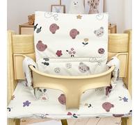 WANDGU Cojín para Silla Alta Stokke: Cojín para Trona Compatible con Stokke Tripp Trapp, Funda de Repuesto con Revestimiento Plastificado, Cojín de Asiento Suave para Bebés y Niños Pequeños