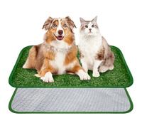 WANDGU Inodoro reutilizable para perros, alfombra de césped artificial: 50 x 70 cm, alfombrilla de entrenamiento para balcón, terraza y jardín