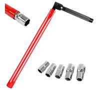 WANDGU Llave de tuerca de grifo, juego de llaves de acero de, 8-12 mm, herramienta de montaje