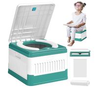 WANDGU Maceta para niños y bebés: Tarro de viaje plegable y portátil, WC plegable para niños, WC para bebés y niños, Tarro de viaje para niños para viajes por carretera