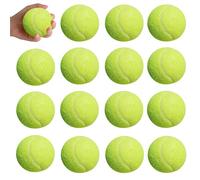 WANDGU Pack de 15 pelotas de tenis de ocio: pelota de tenis sin presión para principiantes, máquinas de bolas y equipo de juego para perros
