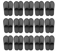 WANDGU Pantuflas para invitados: 15 pares de zapatillas de hotel 28 x 11 x 0,6 cm, zapatillas de rizo para centros de belleza, médicos, hoteles, mujeres y hombres, zapatillas de invitados unisex