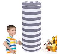 WANDGU Puf multifuncional para habitación infantil: funda para puf, bolsa de almacenamiento de juguetes, puf sin relleno, puf para habitación infantil para leer y guardar juguetes (13,8 x 39,4 cm)