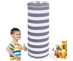 WANDGU Puf multifuncional para habitación infantil: funda para puf, bolsa de almacenamiento de juguetes, puf sin relleno, puf para habitación infantil para leer y guardar juguetes (13,8 x 39,4 cm)