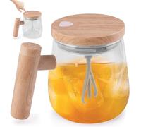 WANDGU Taza de agitación automática: 400 ml Taza de agitación magnética automática, tazas de café portátiles de alta velocidad con agitador automático para café, leche, proteína en polvo