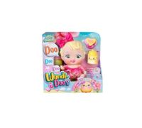 Wandi Doo's from Sweden, Muñeca Bebé Caucásica de Tierras Escandinavas, Habla con el Lenguaje Universal de los Bebés, Pañal de Pollitos con 2 Accesorios, Biberón y Chupete, Famosa (WAD03000)