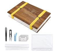 WANDIC Kit de prensa de flores, libro avanzado de prensa de plantas, kit de arte de madera grande para manualidades, especímenes, aprendizaje al aire libre, orquídea