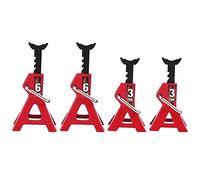 Wandisy Crawler RC, 4Pcs RC Jack Stand Metal 6 Ton 3 Ton Simulación Jack Soportes para D90 Axial Wraith SCX10 1/10 RC Crawler Car