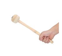 Wandisy Venta Loca Mazo de Bombo Duradero, Palo de mazo de Bombo con Cabeza de Fieltro de Lana, Accesorio de Banda de percusión