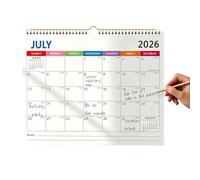 Wandkalender 2026-2027 Jahreskalender - Familienplaner Von Juli 2026 ezember 2027 - Kalender Für 18 Monate | Für Die, Organisation Und Planung Im Büro, In Der Schule Sowie Für Das S