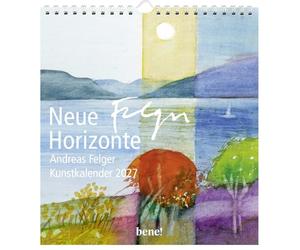Wandkalender 2027: Neue Horizonte: Monatskalender | Kunstkalender mit 12 Motiven und Spiralbindung zum Aufhängen