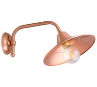 Wandleuchte Angelos Cobre de Latón E27 Aplique Escalera Salón Pasillo