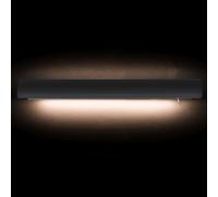 Wandleuchte Aplique Interior Negro 68CM Largo Metal 3000K Up Down Escalera