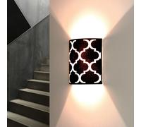 Wandleuchte Aplique Interior Up Down E14 H: 25cm Pequeño Retro Indirekt Pasillo