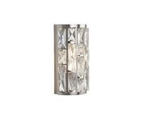 Wandleuchte Aplique Interruptor H:27CM Pequeño Cristal 2x E14 Art Deco Up Down