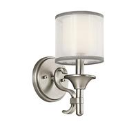 Wandleuchte Cristal Paño Metal Moderno Blendarm E14 Aplique dormitorio Pasillo