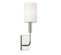 Wandleuchte Interior E14 Níquel Blanco Metal Tela Salón Pasillo Aplique Urava