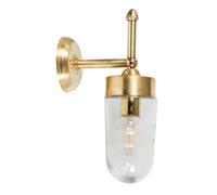Wandleuchte Latón Cristal Sombrilla IP43 Noble Milos Lámpara Exterior Patio Casa