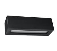 Wandleuchte Negro Cerámica Cristal 32,5 CM Up Down Indirekt E27 Aplique Interior