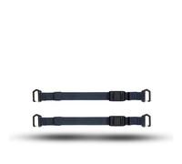 WANDRD Correas de accesorios de alta calidad, azul Egeo, paquete de 2 | 2 correas de engranaje ajustables con porteros de metal, hebillas magnéticas de liberación rápida, doble ajuste y cola de