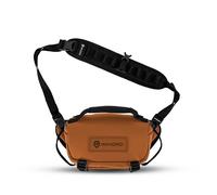 WANDRD Rogue Sling Y7-87G8-43G8 - Bolsa de 3 l, ligera, ajustable, resistente a la intemperie y con una correa para uso diario, Sedona Naranja, 3 L, Bolsa de mensajero