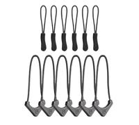 WANDRD Tiradores de cremallera, asegura tus artículos esenciales de viaje, accesorios de mochila para equipo de viaje (negro)