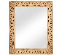 Wandspiegel Kirpal Espejo Natural Oriental Madera Maciza 79 cm