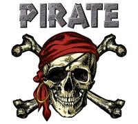 WandSticker4U®- Pegatinas de pared decorativos adolescentes PIRATAS del CARIBE (95x40 cm) I vinilo adhesivo pared juveniles calavera I decoración cuarto juvenil jóvenes chica y chico COOL