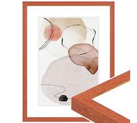 WANDStyle Marco de fotos de aspecto cerezo 20x30 cm de madera en estilo moderno para colgar, portarretratos Made in Germany - H950