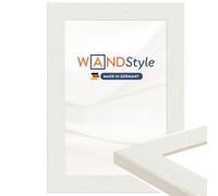 WANDStyle Marcos de fotos 20x30 cm estilo rústico, Marco blanco para cuadro y poster, Marcos para cuadros 30x20 cm, Marco fotos madera, Portaretratos de pared, Picture Frame H750 - Made in Germany