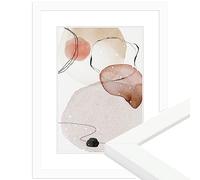 WANDStyle Marcos de fotos 30x40 cm moderno, Marco blanco para cuadro y poster, Marcos para cuadros 40x30 cm, Marco fotos madera, Portaretratos de pared, Picture Frame H430 - Made in Germany