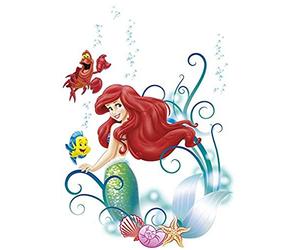 Wandtattoo - Arielle - Größe 50 x 70 cm - Komar, Kinderzimmer, Wandaufkleber, Wanddekoration, Wandsticker