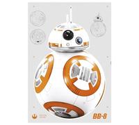 Wandtattoo - Star Wars BB-8 - Größe 100 x 70 cm - Komar, Kinderzimmer, Wandaufkleber, Wanddekoration, Wandsticker