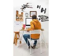 'Komar Deco de pegatinas "Star Wars Spaceships, 1 pieza, color blanco/negro, 14723h