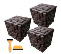 Wandtattoos - 11.81 Zoll Optische 3D Wandtattoos | Papier Grafische Würfel Aufkleber - Wasserfeste Design Sticker Mit Tiefenillusion Für Büro Schlafzimmer Küche Bad Und Kreative Raumdekoration