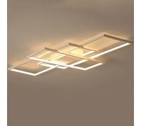 Wandun Lámpara LED de Techo, Moderna Luz de Techo de diseño cuadrado Iluminación de techo de interior Adecuado para Lampara de salon Hotel Contador Oficina Hall Acrílico Plafón de techo