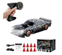 WANENGEDIY Coche teledirigido Drift 1:43 4WD totalmente proporcional teledirigido Drift Car con luz LED y neumáticos de deriva, coche deportivo, juguete de carreras, regalos de cumpleaños para adultos