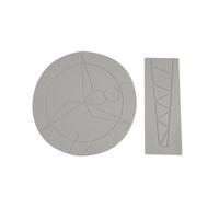 WANENGEDIY Plantilla de flexión para molinos de viento para alambre de cobre de 1 mm, herramienta de flexión de alambre DIY, plantilla de precisión para molinos de viento, ayuda para manualidades para
