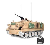 WANENGEDIY Tanque teledirigido 1/16 RC, M311A2 2.4 G RC vehículo blindado con sonido y luces, desarrollo de humo realista, armadura militar teledirigida para adultos y niños