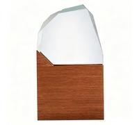 WANFANK Trofeo De Cristal Grabado Personalizado, Placa De Premio Personalizada For Empresas Reconocimiento Corporativo Empleado del Mes Logro De Liderazgo Presentación Regalo(#3)