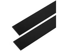 WANG TII DOO 2 Tiras De ABS, Lámina De Plástico ABS Negro, Espesor De 15-30 Mm, Longitud De 500 Mm para Proyectos De Bricolaje, Ingeniería E Industria,15×120×500mm