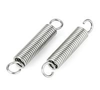 WANG TII DOO 20Pcs Resorte de Tensión de Acero Inoxidable 304, Diámetro de Alambre 0,5mm, Diámetro Exterior 5mm, Longitud 15-25mm, Resorte Pequeño para Aplicaciones Industriales,0.5 * 5 * 15 20pcs