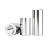 WANG TII DOO 3 Tuercas De Conexión M14, Tuercas De Acoplamiento Redondas De Acero Inoxidable 304 para Soportes De Construcción Mecánica,M14x20x50mm