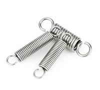 WANG TII DOO 50 Piezas Resortes Tensión Acero Inoxidable 304, Resorte Estirable, Alambre 0,5mm, Diámetro 5mm, Longitud 45-60mm, Resorte para Equipos Industriales, Automatización,0.5 * 5 * 45 50pcs