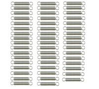 WANG TII DOO 50Pcs Resortes De Acero Inoxidable, 0.6mm Diámetro De Alambre, 6mm OD, Longitud 15-25mm, Resortes De Compresión Y Tracción,0.6 * 6 * 15 50pcs