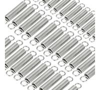 WANG TII DOO 50Piezas Resorte De Tensión Pequeño De Acero Inoxidable 304 con Doble Gancho, Diámetro De Alambre 0,8mm, 6mm OD, Longitud 20-30mm, Resorte De Tensión,0.8 * 6 * 30 50pcs