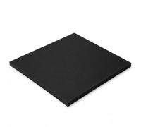WANG TII DOO Lámina De Plástico Pom Negra 150mm x 150mm, Grosor De 2-4mm, Placa De Acetal Polioximetileno para Piezas Mecánicas y Piezas Deslizantes,150x150x2mm
